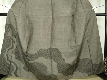 平和屋着物●本場大島紬 訪問着 9マルキ 道長吉祥文 正絹 逸品 DAAU5031ps