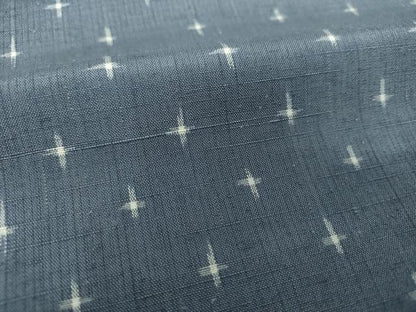 平和屋着物●上質な紬　十字絣　正絹　逸品　DAAU5046ps
