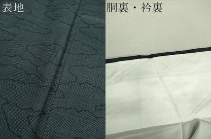 平和屋着物●本場大島紬　7マルキ　雲重ね　正絹　逸品　DAAU5079ps
