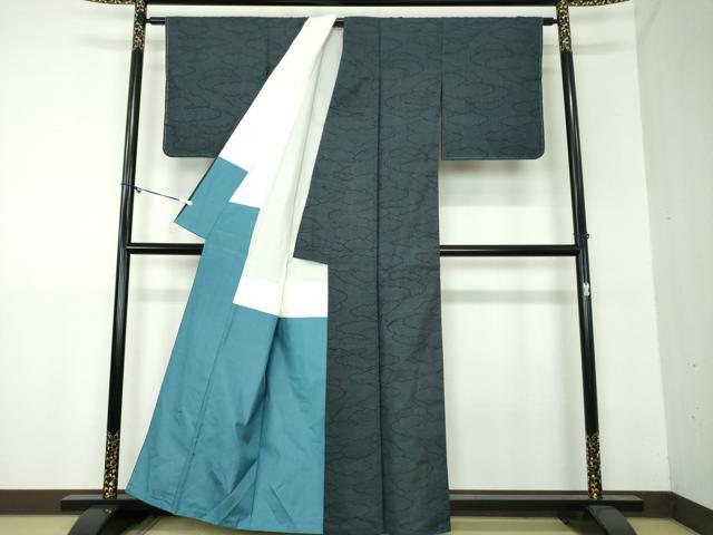 平和屋着物●本場大島紬　7マルキ　雲重ね　正絹　逸品　DAAU5079ps