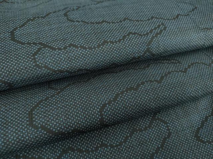 平和屋着物●本場大島紬　7マルキ　雲重ね　正絹　逸品　DAAU5079ps