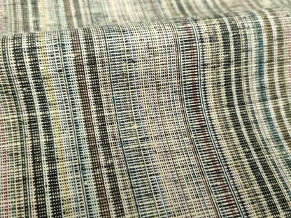 平和屋着物●上質な紬 間道 正絹 逸品 DAAU5093ps