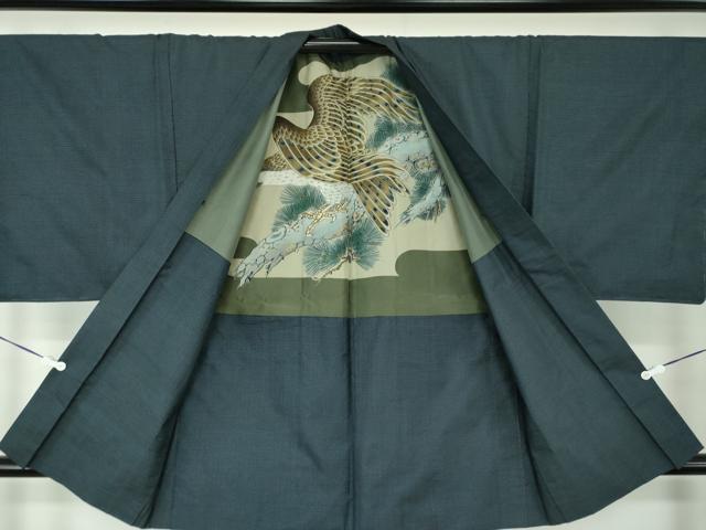 平和屋着物●男性 本場大島紬 アンサンブル 100亀甲 総詰め 正絹 逸品 DAAU5117ps