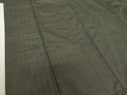 平和屋着物●男性 本場大島紬 アンサンブル 長羽織 亀甲柄 正絹 逸品 DAAU5121ps