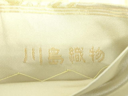 平和屋着物●西陣　川島織物　六通柄　本袋帯　蜀江花文　金銀糸　正絹　逸品　DAAU5142ps