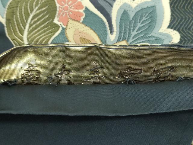 平和屋着物●六通柄袋帯　唐織　東大寺宝冠　本金箔　正絹　逸品　DAAU5164ps