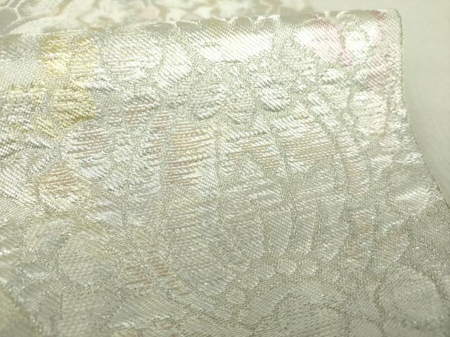 平和屋着物●西陣　川島織物　六通柄　本袋帯　更紗花文　金銀糸　正絹　逸品　DAAU5172ps