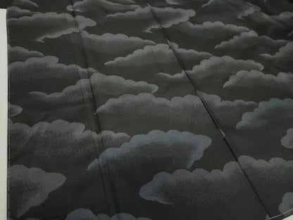 平和屋着物●本場大島紬 訪問着 雲重ね 正絹 逸品 未使用 DAAU5236ps
