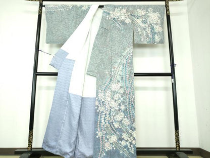 平和屋着物●訪問着 絞り 辻が花 暈し染め 正絹 逸品 未使用 DAAU5269ps