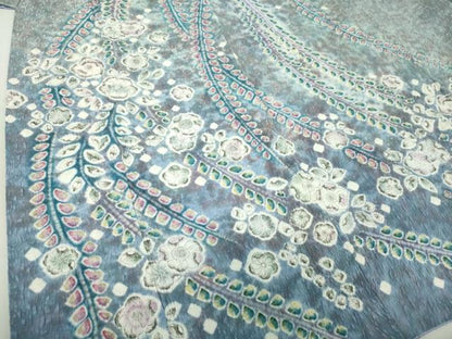 平和屋着物●訪問着 絞り 辻が花 暈し染め 正絹 逸品 未使用 DAAU5269ps