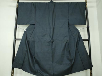 平和屋着物●男性　本場大島紬　アンサンブル　長羽織　亀甲柄　正絹　逸品　DAAU5289ps