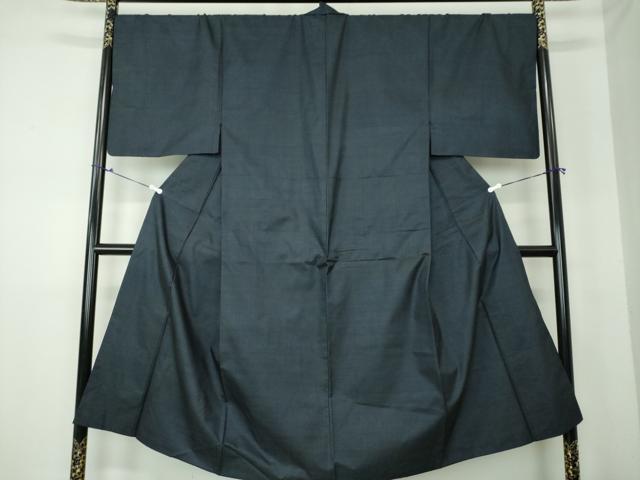 平和屋着物●男性　本場大島紬　アンサンブル　長羽織　亀甲柄　正絹　逸品　DAAU5289ps
