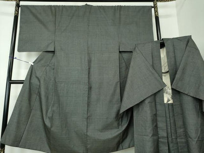 平和屋着物●男性 本場大島紬 アンサンブル 長羽織 100亀甲 総詰め 正絹 逸品 DAAU5296ps