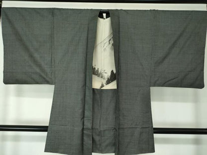 平和屋着物●男性 本場大島紬 アンサンブル 長羽織 100亀甲 総詰め 正絹 逸品 DAAU5296ps