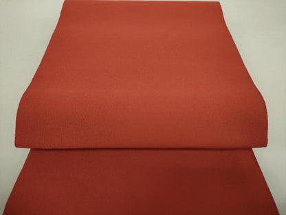 平和屋着物●爪掻き本綴れ 八寸名古屋帯 臙脂色 逸品 DAAU5330ps