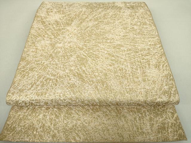 平和屋着物●龍村平蔵製 六通柄 本袋帯 菊もみ錦 金糸 正絹 逸品 DAAU5348ps