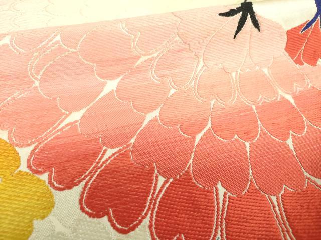 平和屋着物●龍村平蔵製　丸帯　唐織　近桜江錦　金糸　正絹　逸品　DAAU5349ps