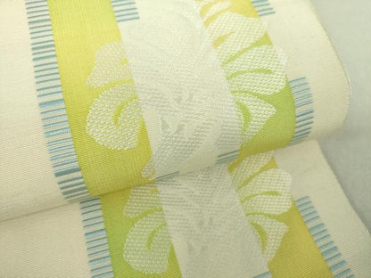 平和屋着物●本場筑前博多織 八寸名古屋帯 舞花間道 正絹 逸品 DAAU5388ps