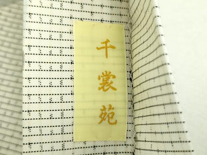 平和屋着物●六通柄袋帯　手描き　色紙重ね風景文　正絹　逸品　DAAU5415ps