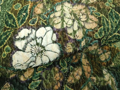 平和屋着物●つけ帯　手描き　辻が花　正絹　逸品　DAAU5552ps