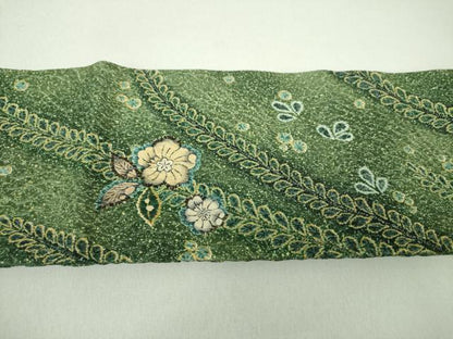 平和屋着物●つけ帯　手描き　辻が花　正絹　逸品　DAAU5552ps