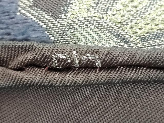 平和屋着物●西陣　川島織物　六通柄　本袋帯　花菱文　金銀糸　正絹　逸品　DAAU5555ps