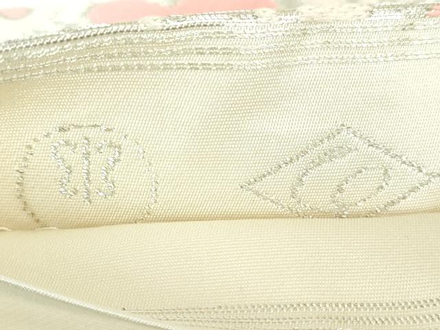 平和屋着物●西陣 川島織物 六通柄 本袋帯 蜀江花文 銀糸 正絹 逸品 DAAU5556ps