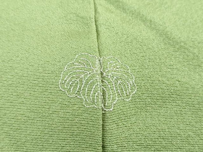 平和屋着物●上質な色無地 若葉色 まるやま扱い 正絹 逸品 DAAU5606ps