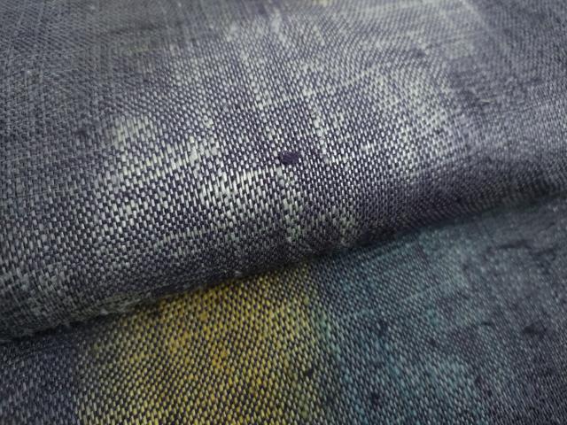 平和屋着物▽全通柄袋帯 スリーシーズン帯 春 夏 秋 紬地 斜線文 正絹 逸品 DAAU5746ps