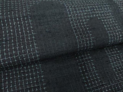 平和屋着物●上質な紬　霞文　正絹　逸品　未使用　DAAU5796ps