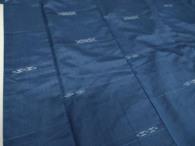 平和屋着物●上質な紬 横段文 正絹 逸品 DAAU5819ps