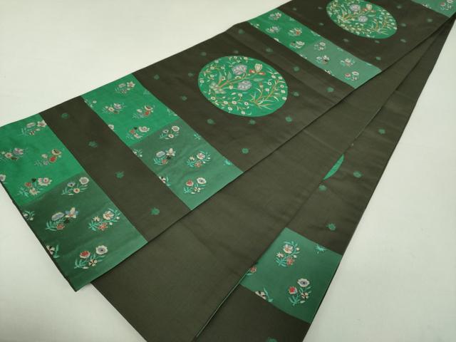 平和屋着物●名門木屋太　今河織物　六通柄袋帯　花丸文　正絹　逸品　DAAU5977ps