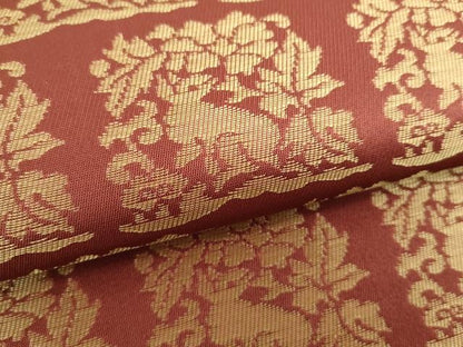 平和屋着物●六通柄袋帯　名物裂　花兎　正絹　逸品　DAAU6000ps