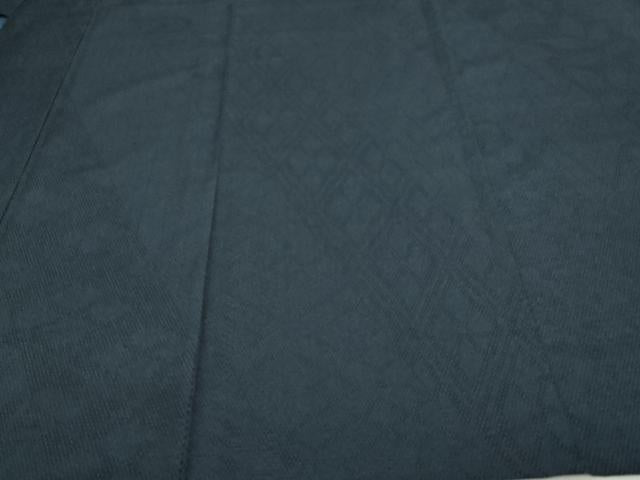 平和屋着物▽本塩沢 単衣 110亀甲 菱文 正絹 逸品 DAAU6371sf