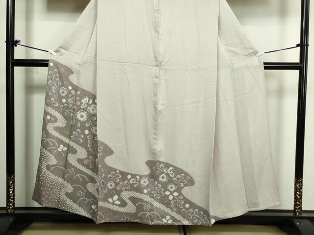 平和屋着物▽訪問着 単衣 絞り 辻が花 正絹 逸品 DAAU6374sf
