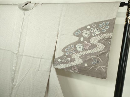 平和屋着物▽訪問着 単衣 絞り 辻が花 正絹 逸品 DAAU6374sf