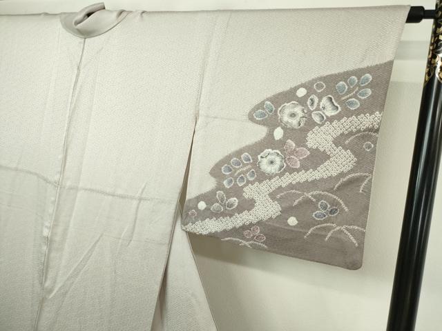 平和屋着物▽訪問着 単衣 絞り 辻が花 正絹 逸品 DAAU6374sf