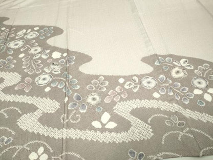 平和屋着物▽訪問着 単衣 絞り 辻が花 正絹 逸品 DAAU6374sf