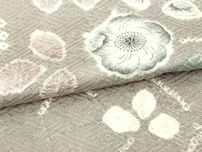 平和屋着物▽訪問着 単衣 絞り 辻が花 正絹 逸品 DAAU6374sf