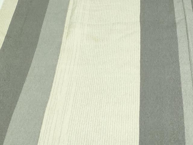 平和屋着物▽本塩沢 単衣 間道 正絹 逸品 DAAU6375sf