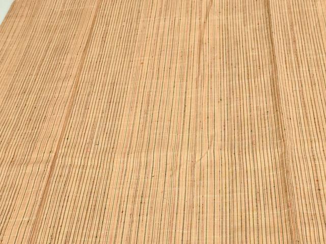 平和屋着物▽上質な紬 単衣 間道 正絹 逸品 未使用 DAAU6400sf