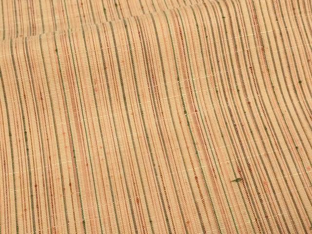 平和屋着物▽上質な紬 単衣 間道 正絹 逸品 未使用 DAAU6400sf