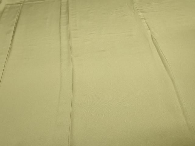 平和屋着物▽上質な色無地 単衣 利休茶色 正絹 逸品 DAAU6401sf