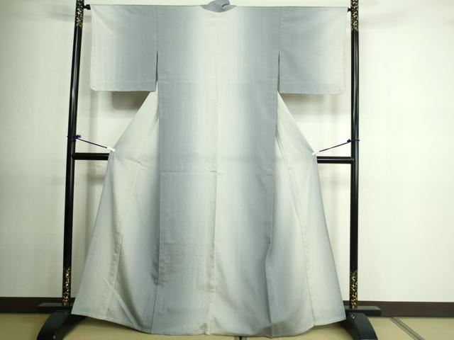 平和屋着物▽上質な小紋 単衣 霞文 正絹 逸品 未使用 DAAU6412sf