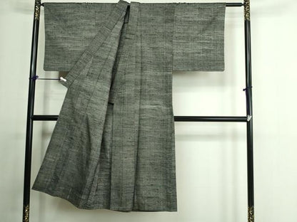 平和屋着物▽男性 紬 単衣 霞文 正絹 逸品 DAAU6419sf