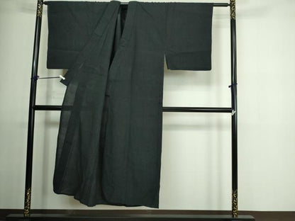 平和屋着物＊夏物 男性 お召 紗 蚊絣 正絹 逸品 DAAU6420sf