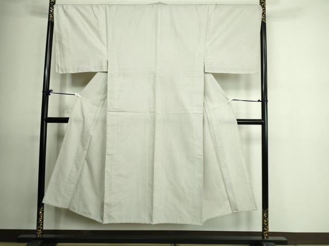 平和屋着物▽男性 本場大島紬 白大島 単衣 7マルキ 正絹 逸品 DAAU6421sf