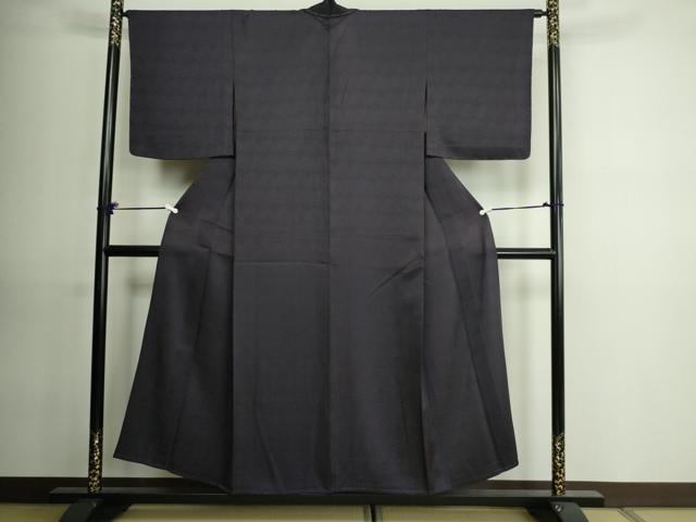 平和屋着物▽上質な小紋 単衣 花尽くし文 反端付き 正絹 逸品 未使用 DAAU6425sf