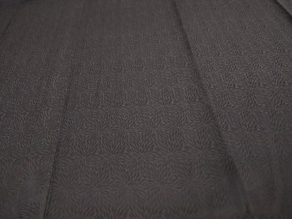 平和屋着物▽上質な小紋 単衣 花尽くし文 反端付き 正絹 逸品 未使用 DAAU6425sf