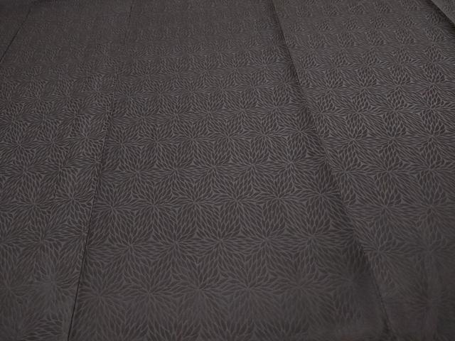 平和屋着物▽上質な小紋 単衣 花尽くし文 反端付き 正絹 逸品 未使用 DAAU6425sf